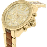 Michael Kors Wren Gold Dial Two Tone Steel Strap Watch for Women - MK6294