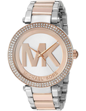 Michael Kors Parker Gold Dial Two Tone Steel Strap Watch for Women - MK6314