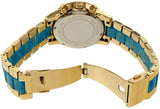 Michael Kors Ritz Gold Dial Two Tone Steel Strap Watch for Women - MK6328