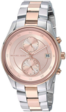 Michael Kors Blair Quartz Analog Rose Gold Dial Two Tone Steel Strap Watch For Women - MK6498