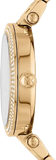 Michael Kors Taryn Quartz Gold Dial Gold Steel Strap Watch For Women - MK4459