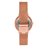 Michael Kors Mini Jayne Crystals Rose Gold Dial Rose Gold Mesh Strap Watch for Women - MK7122