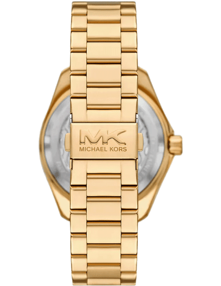 Michael Kors Maritime Analog Green Dial Gold Steel Strap Watch for Men - MK9162