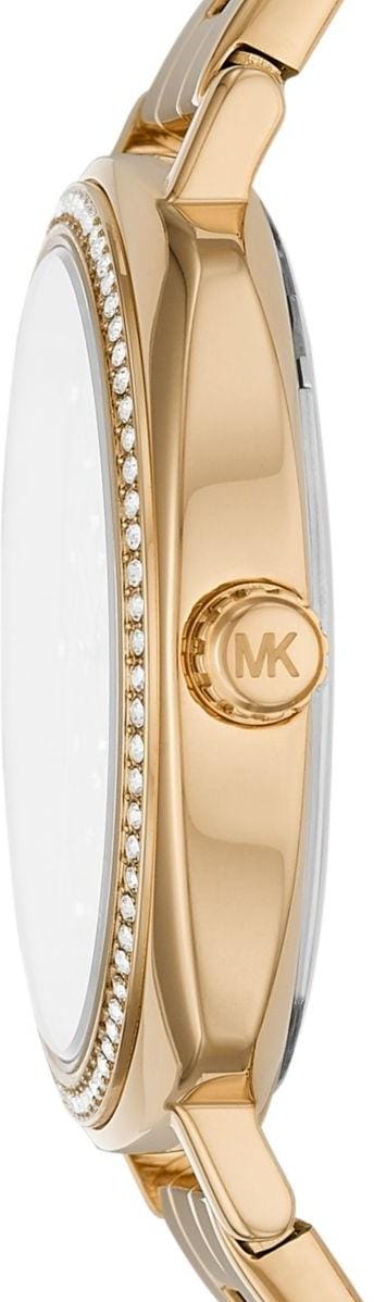 Michael Kors Nia Quartz Gold Dial Gold Steel Strap Watch For Women - MK3989