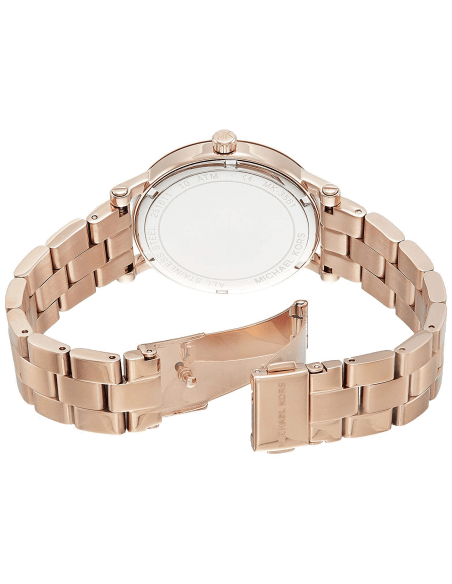 Michael Kors Norie Rose Gold Dial Rose Gold Steel Strap Watch for Women - MK3561