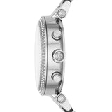 Michael Kors Parker White Dial Two Tone Steel Strap Watch for Women - MK6138