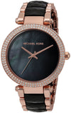 Michael Kors Parker Mother of Pearl Black Dial Two Tone Steel Strap Watch for Women - MK6414