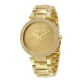 Michael Kors Parker Gold Mother of Pearl Dial Gold Steel Strap Watch for Women - MK6425