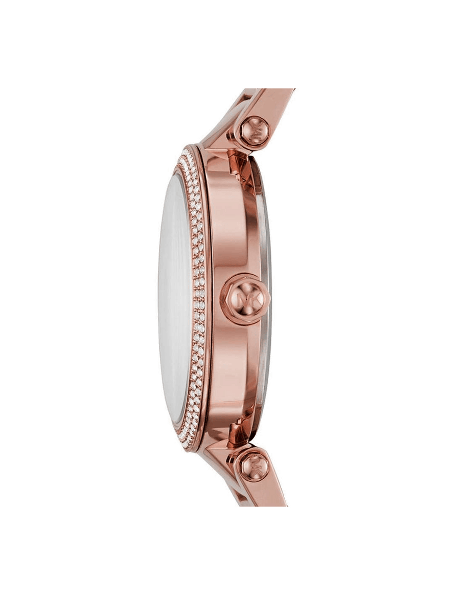 Michael Kors Parker Rose Gold Dial Steel Strap Watch for Women - MK6470