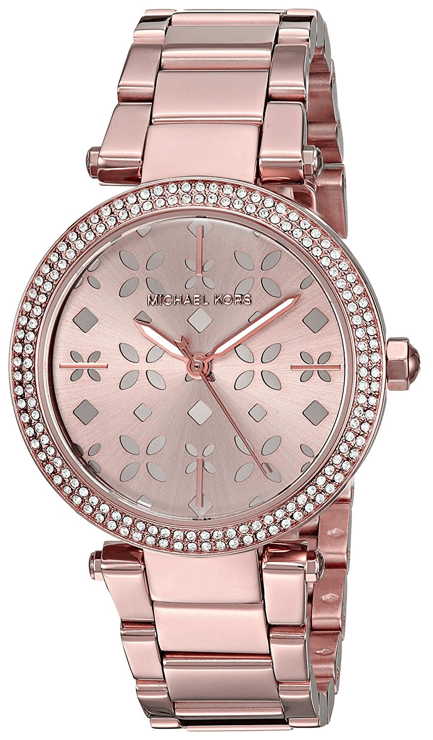 Michael Kors Parker Rose Gold Dial Steel Strap Watch for Women - MK6470