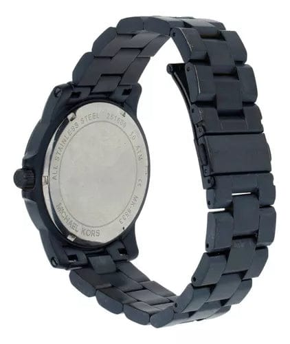 Michael Kors Paxton Quartz Blue Dial Blue Steel Strap Watch For Men - MK8533