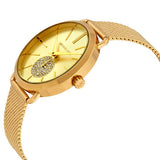 Michael Kors Portia Gold Dial Gold Mesh Bracelet Watch for Women - MK3844