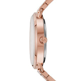 Michael Kors Portia Rose Gold Dial Rose Gold Steel Strap Watch for Women - MK3640