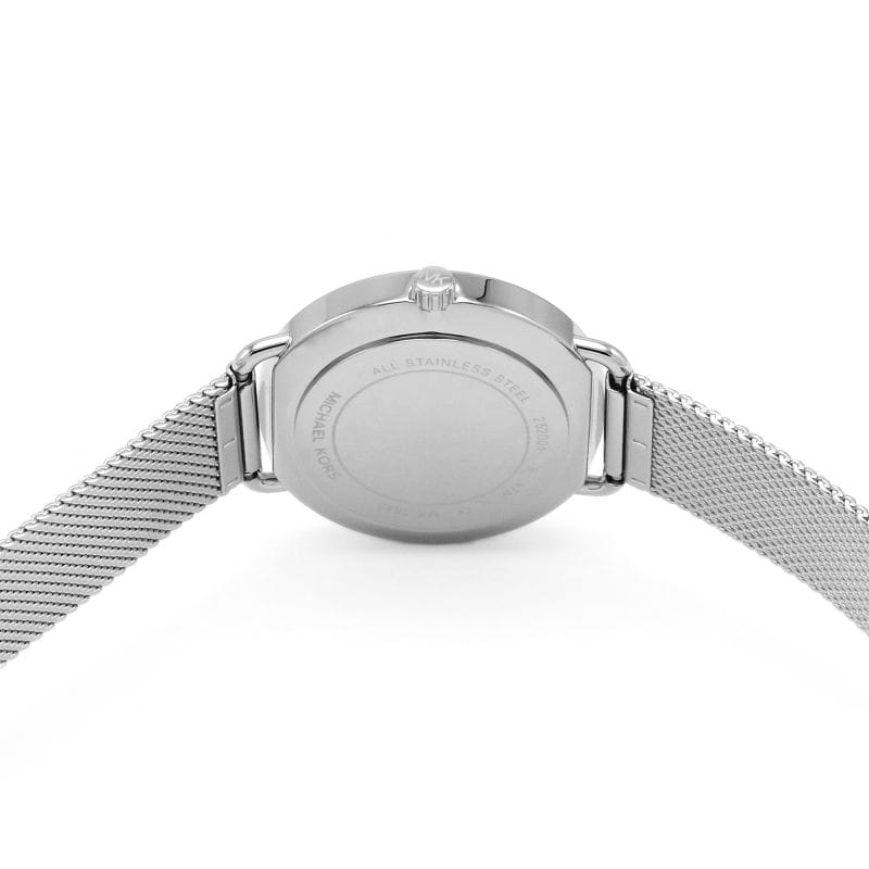 Michael Kors Portia Silver Dial Silver Mesh Bracelet Watch for Women - MK3843
