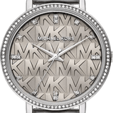 Michael Kors Pyper Analog Gray Dial Silver Steel Strap Watch For Women -  MK4672