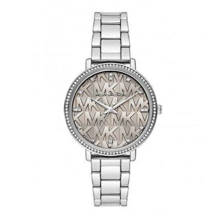 Michael Kors Pyper Analog Gray Dial Silver Steel Strap Watch For Women -  MK4672
