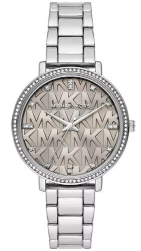 Michael Kors Pyper Analog Gray Dial Silver Steel Strap Watch For Women - MK4672