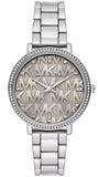 Michael Kors Pyper Analog Gray Dial Silver Steel Strap Watch For Women -  MK4672