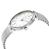 Michael Kors Pyper Quartz White Dial Silver Mesh Strap Watch for Women - MK4338