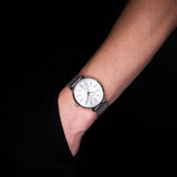 Michael Kors Pyper Quartz White Dial Silver Mesh Strap Watch for Women - MK4338