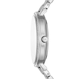 Michael Kors Pyper Three Hand Pink Dial Silver Steel Strap Watch For Women - MK4631