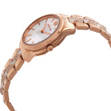 Michael Kors Runway Mercer Mother of Pearl White Dial Two Tone Steel Strap Watch For Women - MK6674