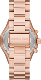 Michael Kors Raquel Analog Rose Gold Dial Rose Gold Steel Strap Watch For Women - MK4688