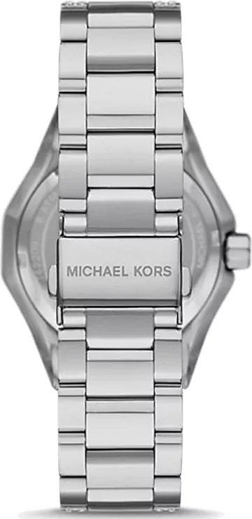 Michael Kors Raquel Three-Hand Crystals Silver Dial Silver Steel Strap Watch For Women - MK7365LE