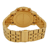 Michael Kors Ritz Chronograph Gold Dial Gold Steel Strap Watch for Women - MK5676