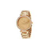 Michael Kors Parker Rose Gold Dial with Diamonds Rose Gold Steel Strap Watch for Women - MK6426