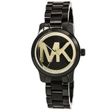 Michael Kors Runway Black Dial Black Steel Strap Watch for Women - MK6057