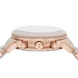 Michael Kors Runway Chronograph Grey Dial Grey Silicone Strap Watch For Women - MK7386