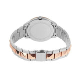 Michael Kors Runway Mercer Crystals Silver Dial Two Tone Steel Strap Watch For Women - MK6716