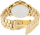 Michael Kors Runway Gold Dial Gold Steel Strap Watch for Women - MK5473