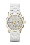 Michael Kors Runway White Dial White Steel Strap Watch for Women - MK5145