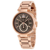 Michael Kors Sawyer Rose Gold Dial Rose Gold Steel Strap Watch for Women - MK6226