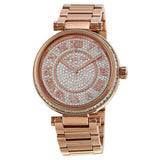 Michael Kors Skylar Rose Gold Dial Rose Gold Steel Strap Watch for Women - MK5868