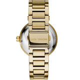 Michael Kors Skylar Green Dial Gold Steel Strap Watch for Women - MK6065