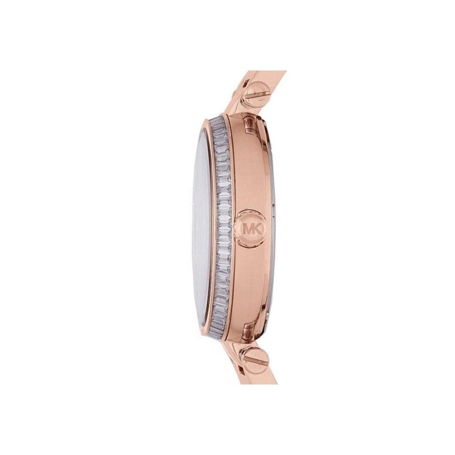 Michael Kors Skylar Rose Gold Dial Rose Gold Steel Strap Watch for Women - MK5868