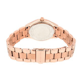 Michael Kors Slim Runway Rose Gold Dial Rose Gold Steel Strap Watch for Women - MK3513