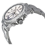 Michael Kors Dylan Glitz Chronograph White Dial Silver Steel Strap Watch For Women - MK5411