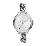 Michael Kors Slim Runway Silver Dial Silver Steel Strap Watch for Women - MK3279