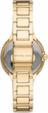 Michael Kors Taryn Quartz Gold Dial Gold Steel Strap Watch For Women - MK4459