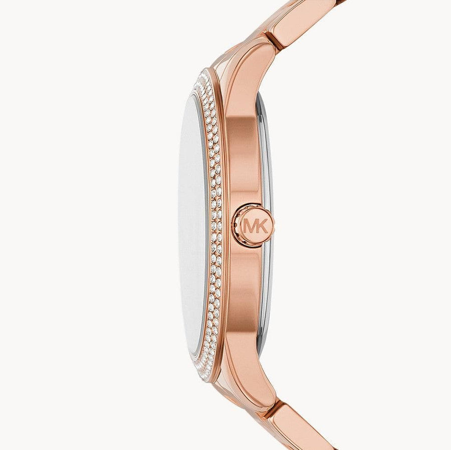 Michael Kors Tibby Quartz Rose Gold Dial Rose Gold Steel Strap Watch For Women - MK6880