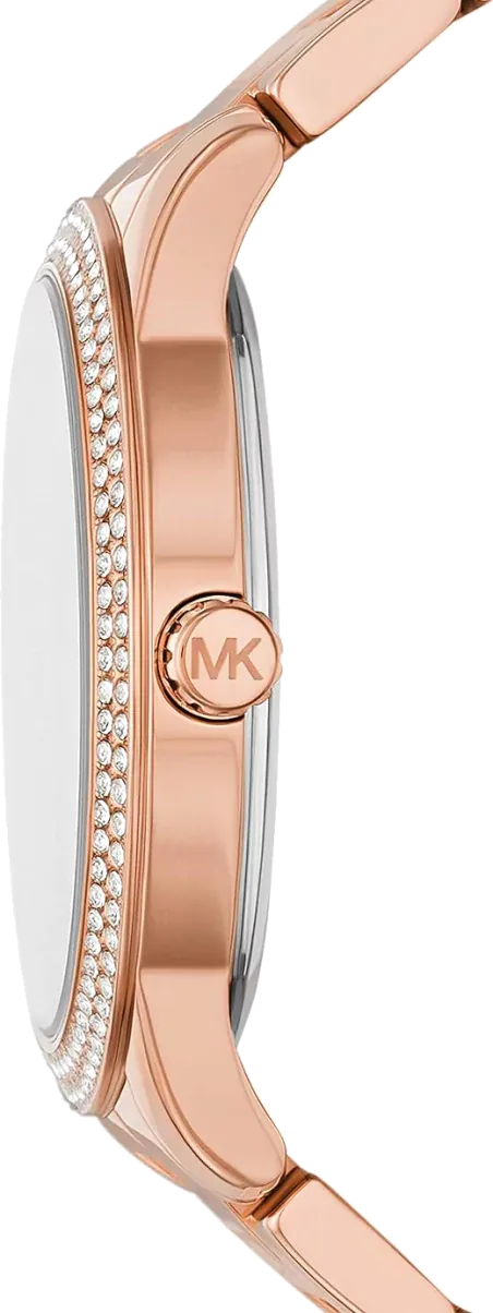Michael Kors Tibby Quartz Rose Gold Dial Rose Gold Steel Strap Watch For Women - MK6880