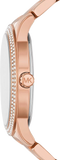 Michael Kors Tibby Quartz Rose Gold Dial Rose Gold Steel Strap Watch For Women - MK6880
