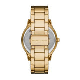 Michael Kors Tibby Three Hand Gold Dial Gold Steel Strap Watch For Women - MK6879