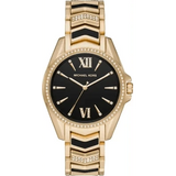 Michael Kors Whitney Quartz Black Dial Two Tone Steel Strap  Watch For Women - MK6743