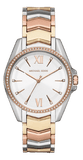 Michael Kors Whitney Quartz White Dial Two Tone Steel Strap Watch For Women - MK6686