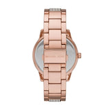 Michael Kors Tibby Chronograph Crystals Rose Gold Dial Rose Gold Steel Strap Watch For Women - MK6826